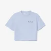 レディース リラックスフィット ブランドロゴ入りコットンTシャツ
