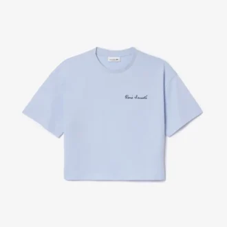 レディース リラックスフィット ブランドロゴ入りコットンTシャツ レディース リラックスフィット ブランドロゴ入りコットンTシャツ