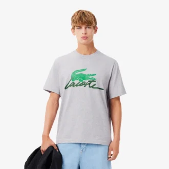 メンズ プリントコットンTシャツ