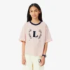 コントラストバッジ コットンTシャツ