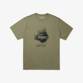 メンズ ビッグフィット クロコダイル スポーツ Tシャツ