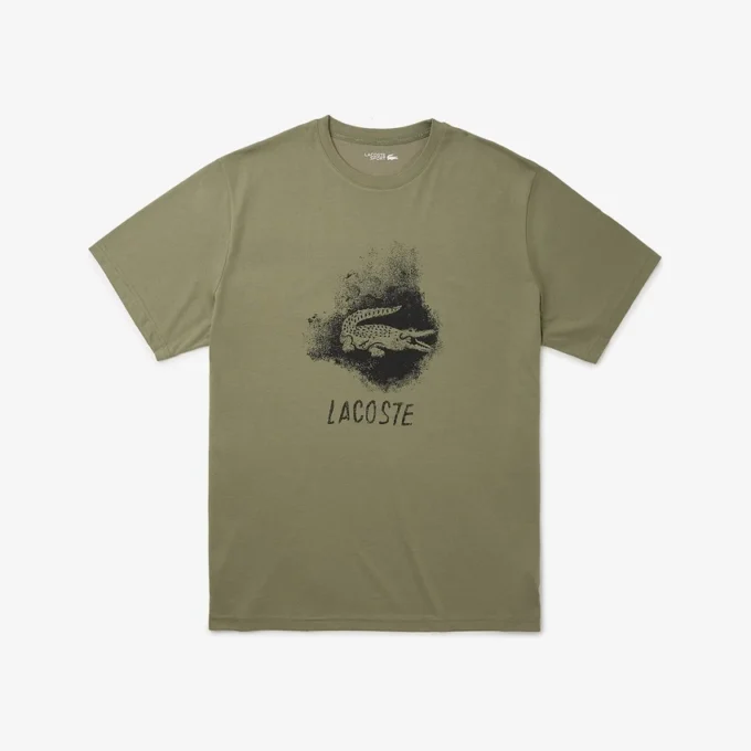メンズ ビッグフィット クロコダイル スポーツ Tシャツ