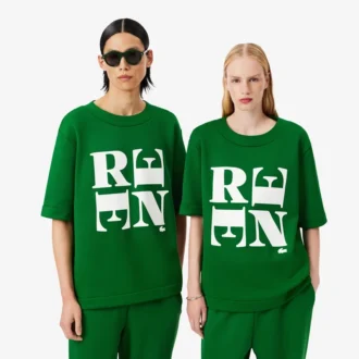 ランウェイ・サテン・グラフィックTシャツ