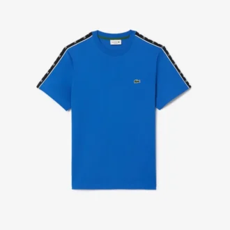 メンズ ロゴストライプ コットンTシャツ メンズ ロゴストライプ コットンTシャツ