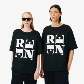 ランウェイ・サテン・グラフィックTシャツ