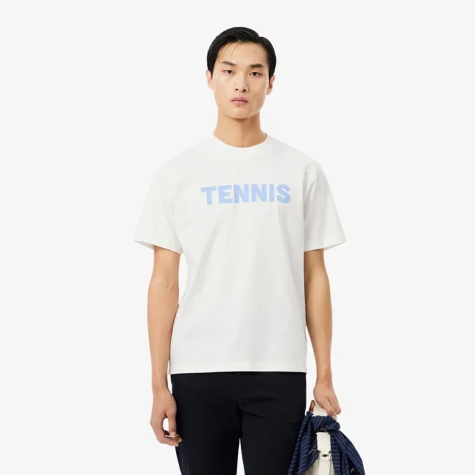 プリントコットンTシャツ プリントコットンTシャツ