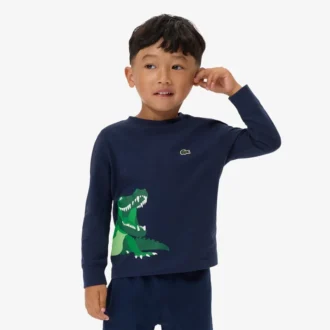 ボーイズ 長袖コットンTシャツ