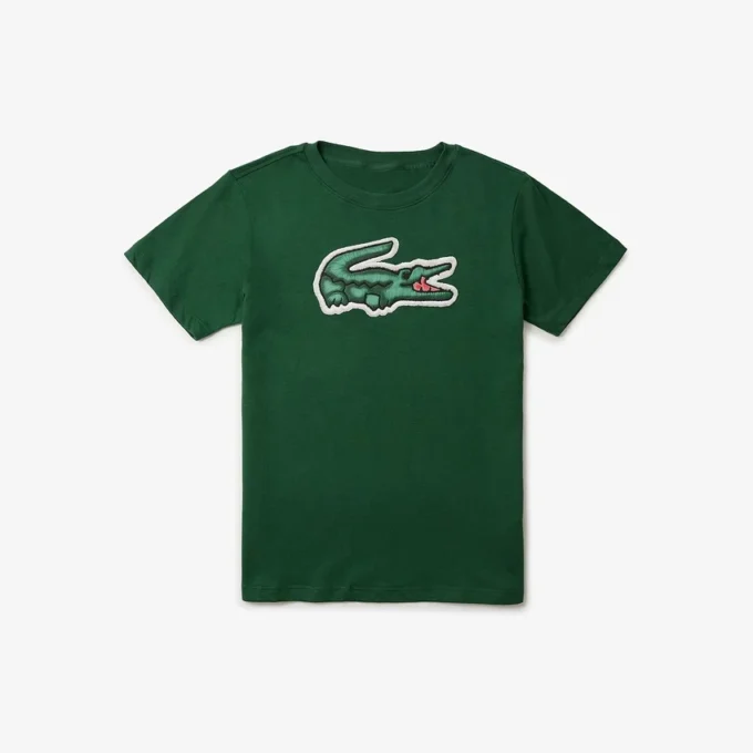 プリントコットンTシャツ