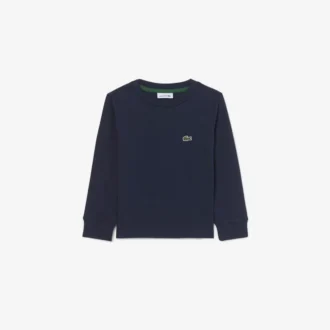 キッズ用長袖コットンTシャツ