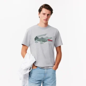 メンズ ヘビーコットン クロコダイル グラフィック Tシャツ メンズ ヘビーコットン クロコダイル グラフィック Tシャツ