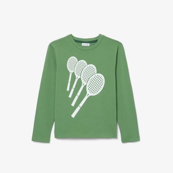 長袖コットンTシャツ