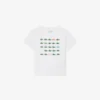 クロコダイルプリントコットンTシャツ