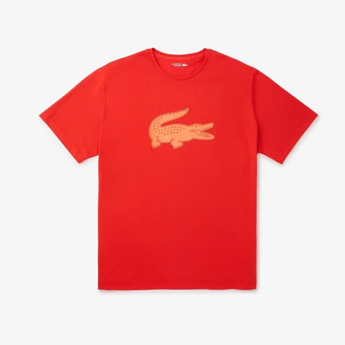 メンズ スポーツ ビッグフィット 通気性ロゴTシャツ メンズ スポーツ ビッグフィット 通気性ロゴTシャツ