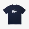 メンズ スポーツ ビッグフィット 通気性ロゴTシャツ メンズ スポーツ ビッグフィット 通気性ロゴTシャツ