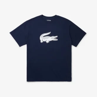 メンズ スポーツ ビッグフィット 通気性ロゴTシャツ