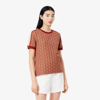 レディース スリムフィット モノグラム Tシャツ レディース スリムフィット モノグラム Tシャツ