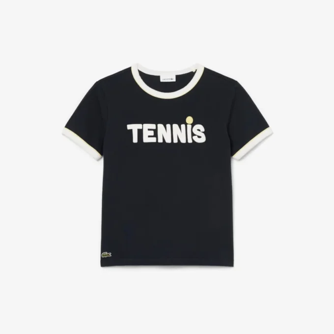 プリントコットンTシャツ