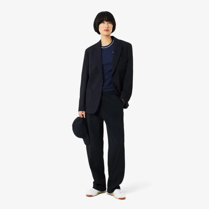 レディース コントラストトリム ジャージーTシャツ レディース コントラストトリム ジャージーTシャツ