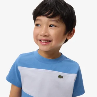 コットン カラーブロック Tシャツ