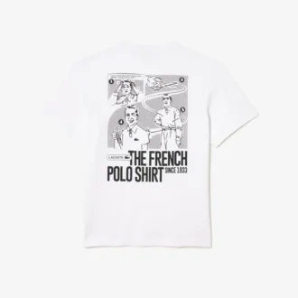 メンズ ヘビーコットン プリントバックTシャツ