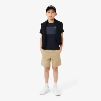 コットン カラーブロック Tシャツ
