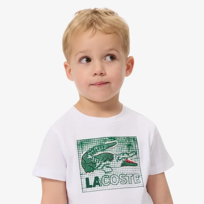 グラフィックプリントコットンTシャツ