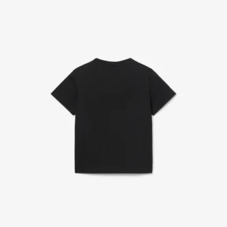 刺繍入りコットンTシャツ