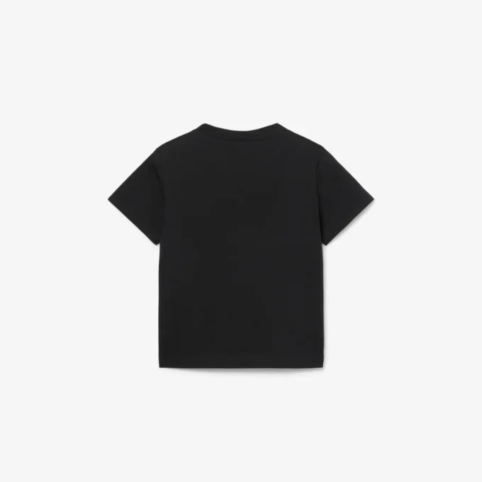 刺繍入りコットンTシャツ