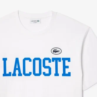 メンズ コントラストバッジ コットン Tシャツ