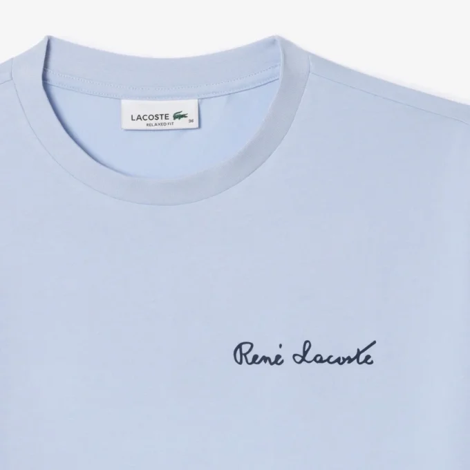 レディース リラックスフィット ブランドロゴ入りコットンTシャツ
