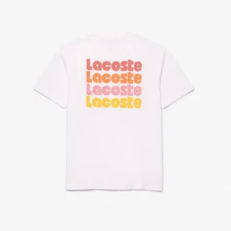 メンズ ウォッシュ加工 オンブラプリント Tシャツ