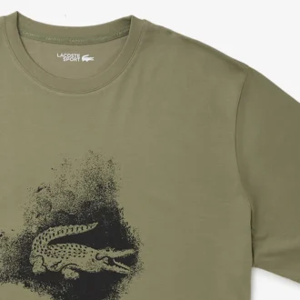 メンズ ビッグフィット クロコダイル スポーツ Tシャツ