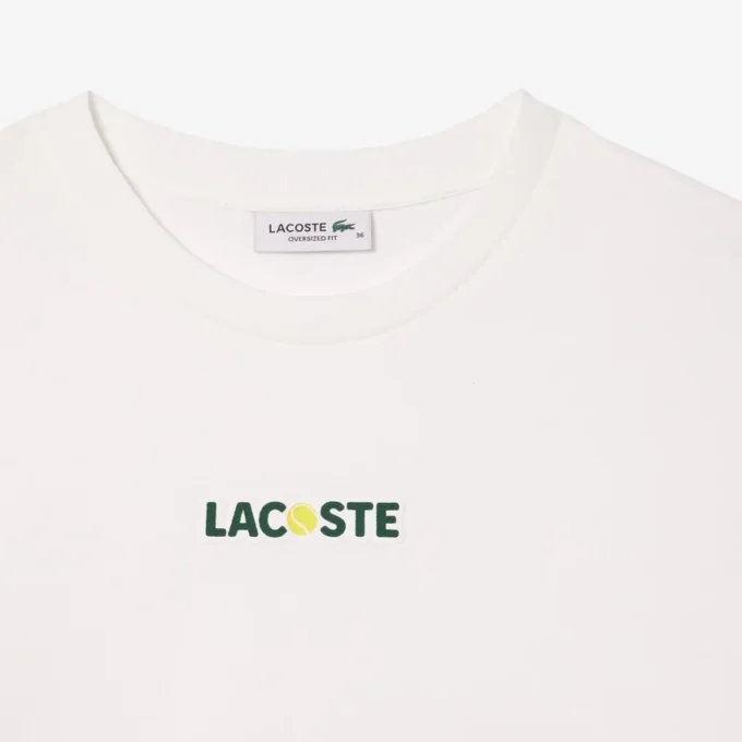 レディース オーバーサイズ ボールプリント コットンTシャツ レディース オーバーサイズ ボールプリント コットンTシャツ