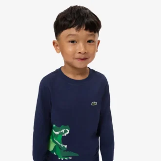 ボーイズ 長袖コットンTシャツ
