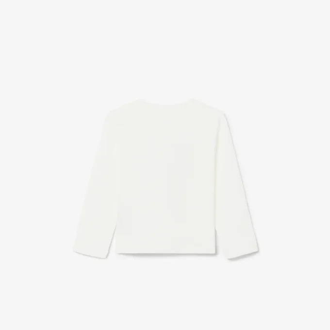 長袖コットンTシャツ