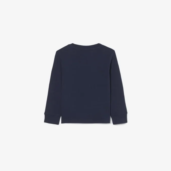 キッズ用長袖コットンTシャツ
