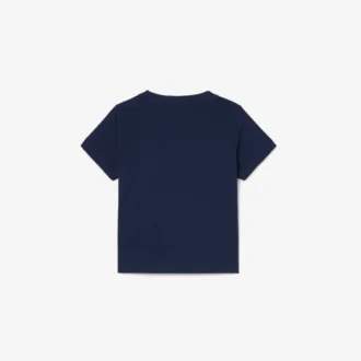 クロコダイルプリントコットンTシャツ