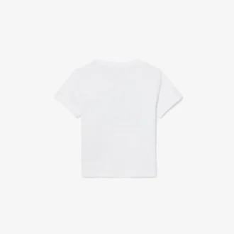 クロコダイルプリントコットンTシャツ
