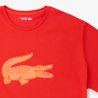 メンズ スポーツ ビッグフィット 通気性ロゴTシャツ