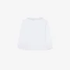 キッズ用長袖コットンTシャツ