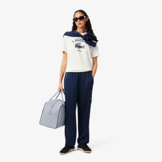 ユニセックス シグネチャープリント コットンTシャツ