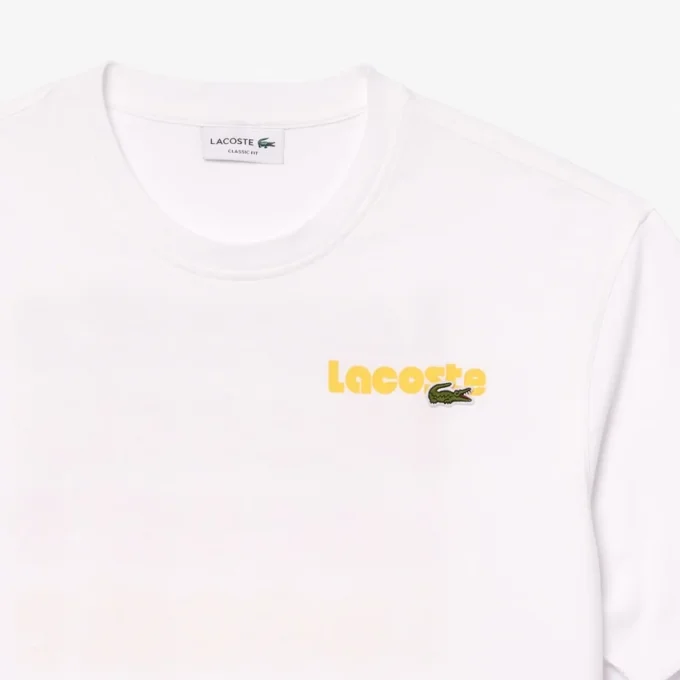 メンズ ウォッシュ加工 オンブラプリント Tシャツ