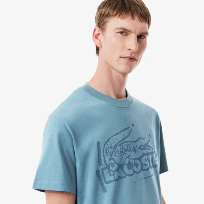 メンズ プリントコットンジャージーTシャツ メンズ プリントコットンジャージーTシャツ