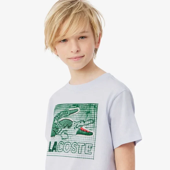 グラフィックプリントコットンTシャツ