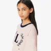 コントラストバッジ コットンTシャツ