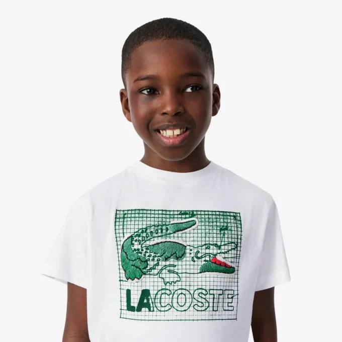 グラフィックプリントコットンTシャツ