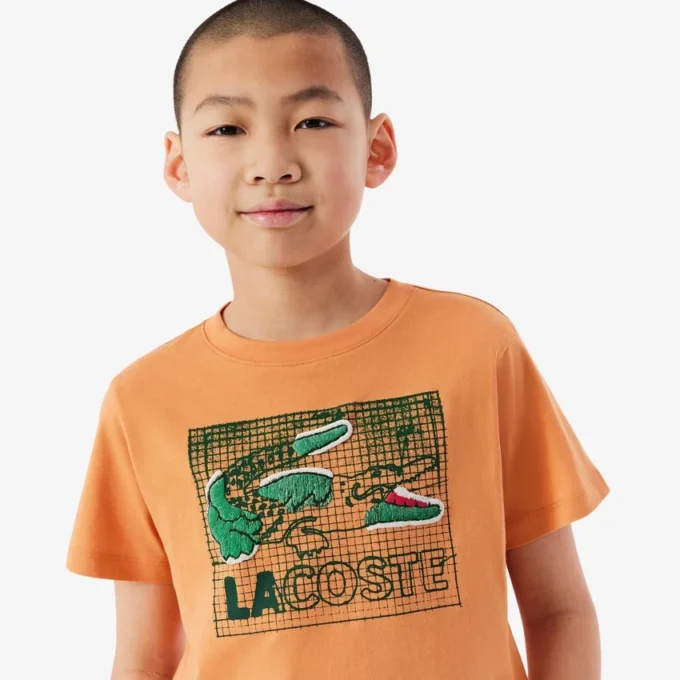 グラフィックプリントコットンTシャツ