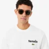 プリントコットンTシャツ