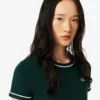 レディース コントラストトリム ジャージーTシャツ レディース コントラストトリム ジャージーTシャツ