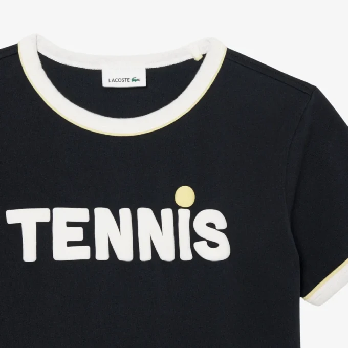 プリントコットンTシャツ